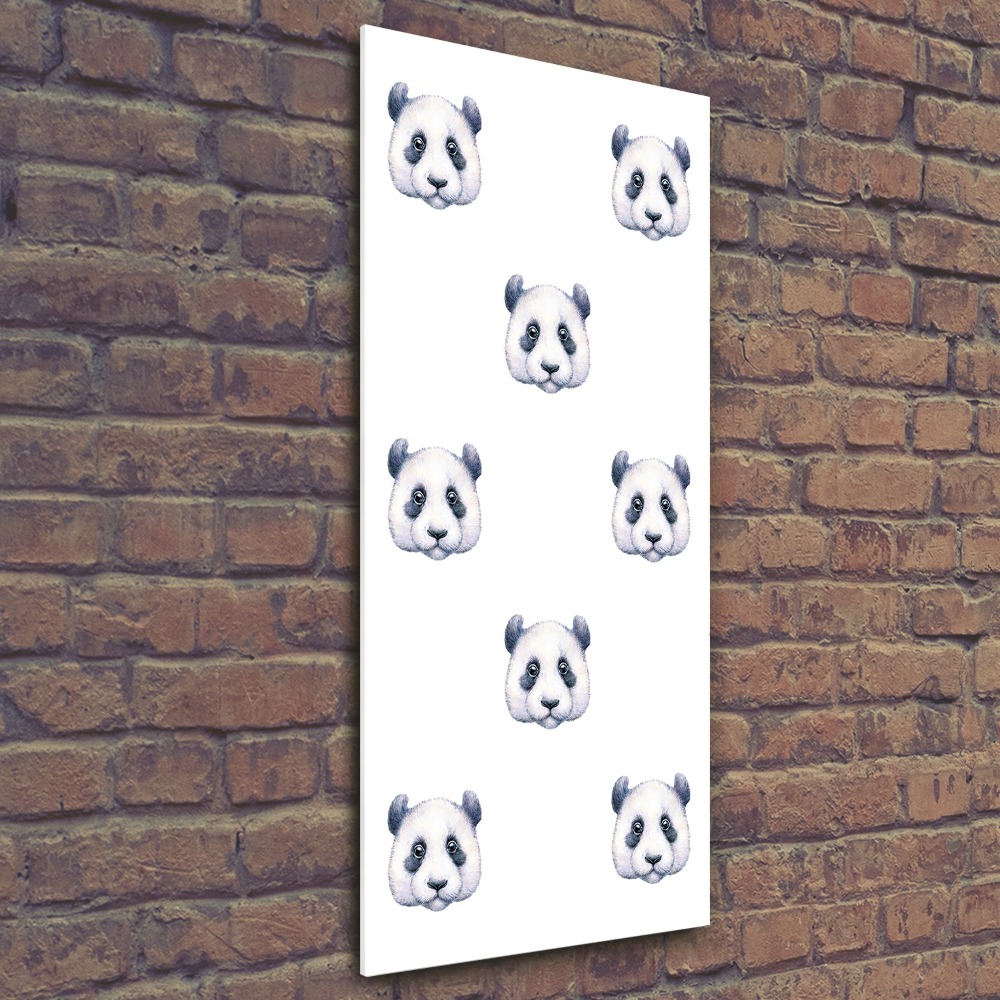 Tableau acrylique Pandas