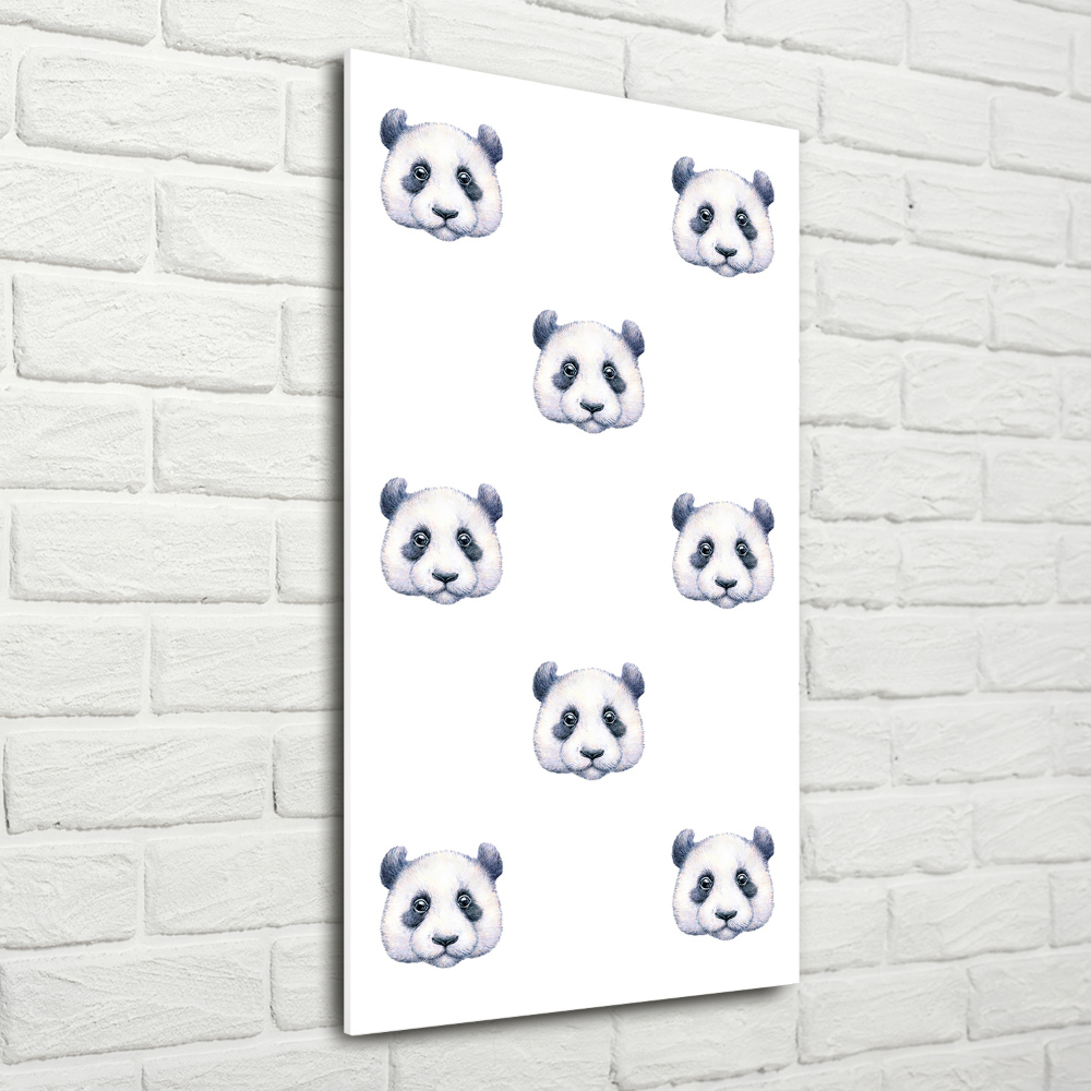 Tableau acrylique Pandas