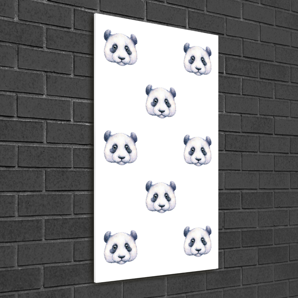 Tableau acrylique Pandas