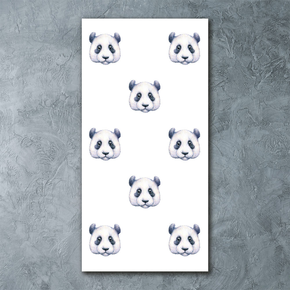 Tableau acrylique Pandas