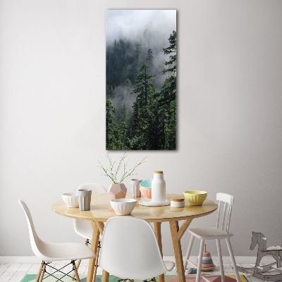 Acrylique tableau Brouillard dans la forêt