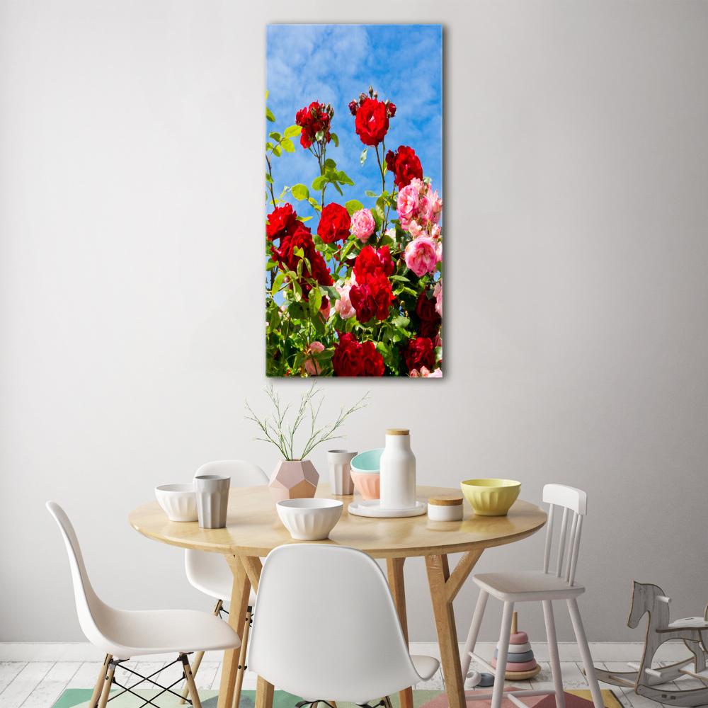 Acrylique tableau Eglantine