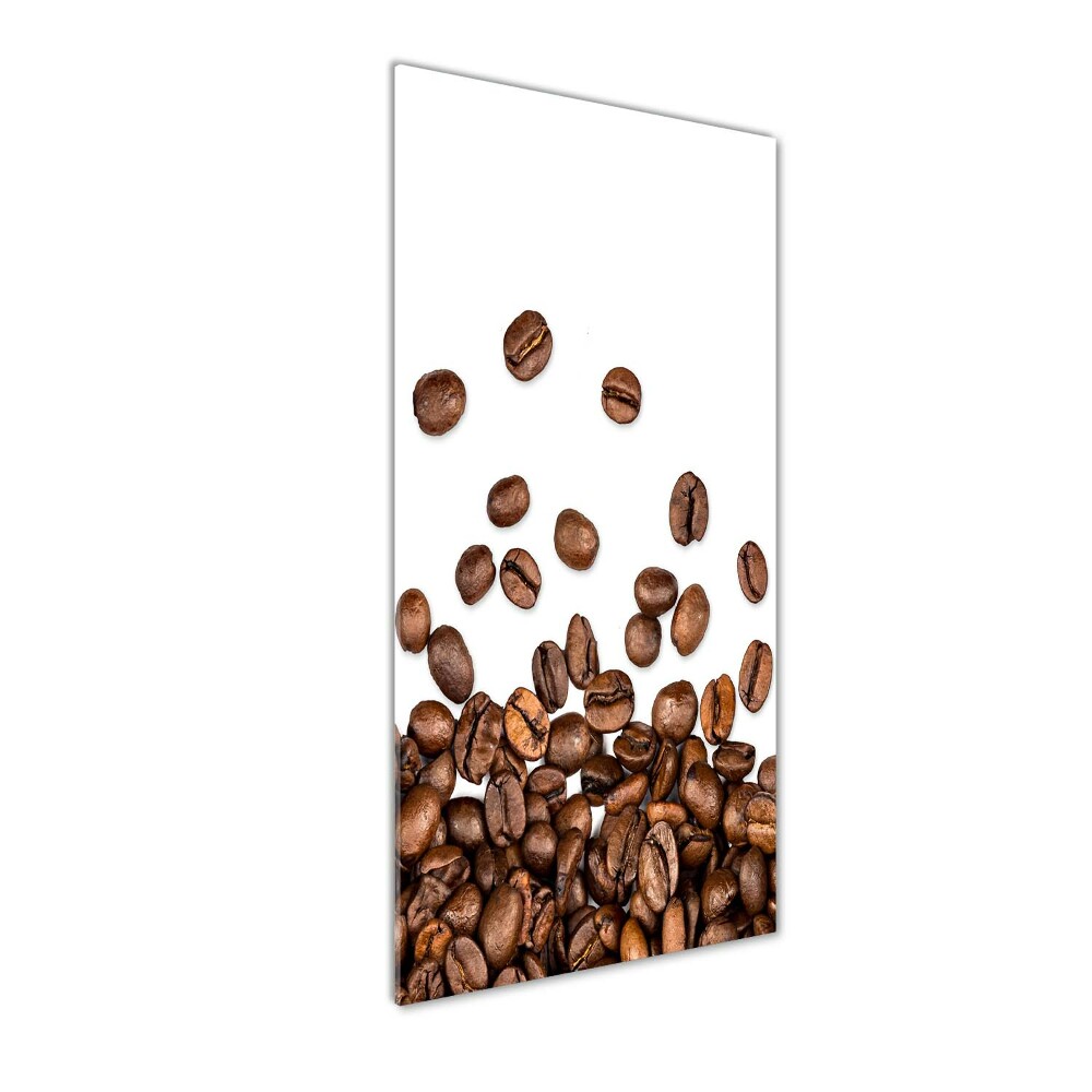 Tableau verre acrylique Grains de café aromatiques