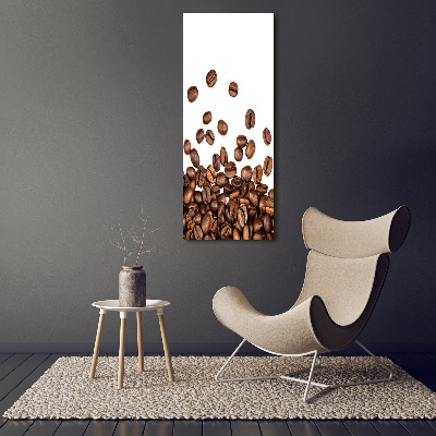 Tableau verre acrylique Grains de café aromatiques