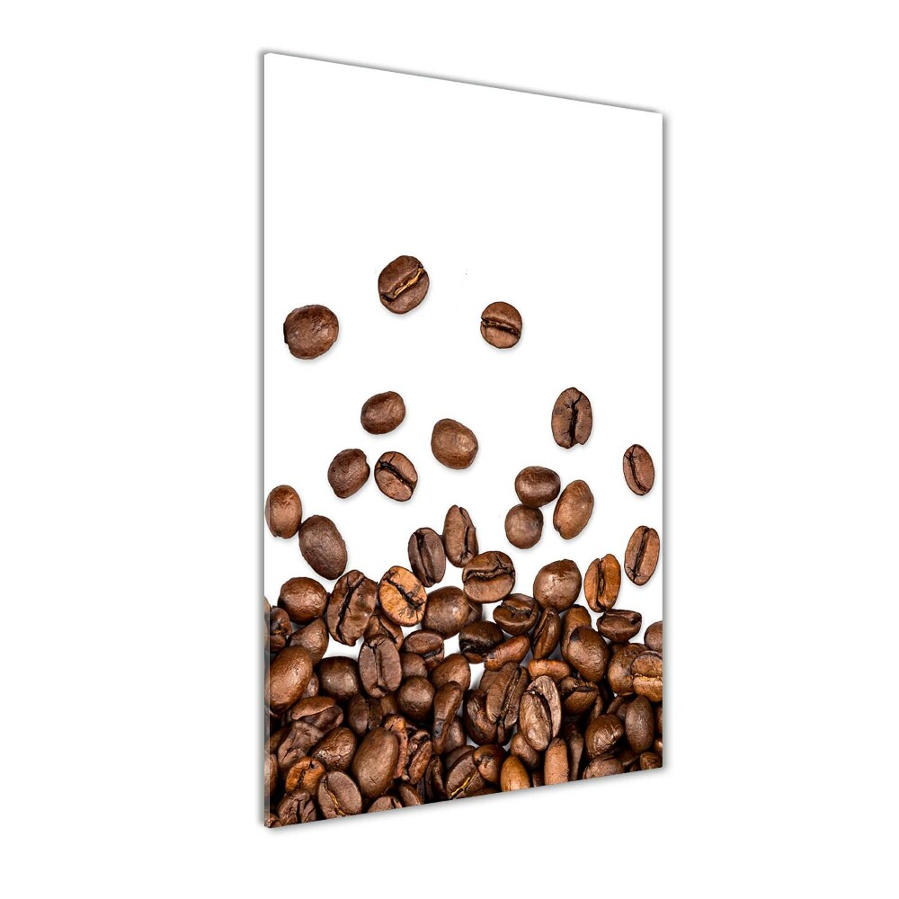 Tableau verre acrylique Grains de café aromatiques