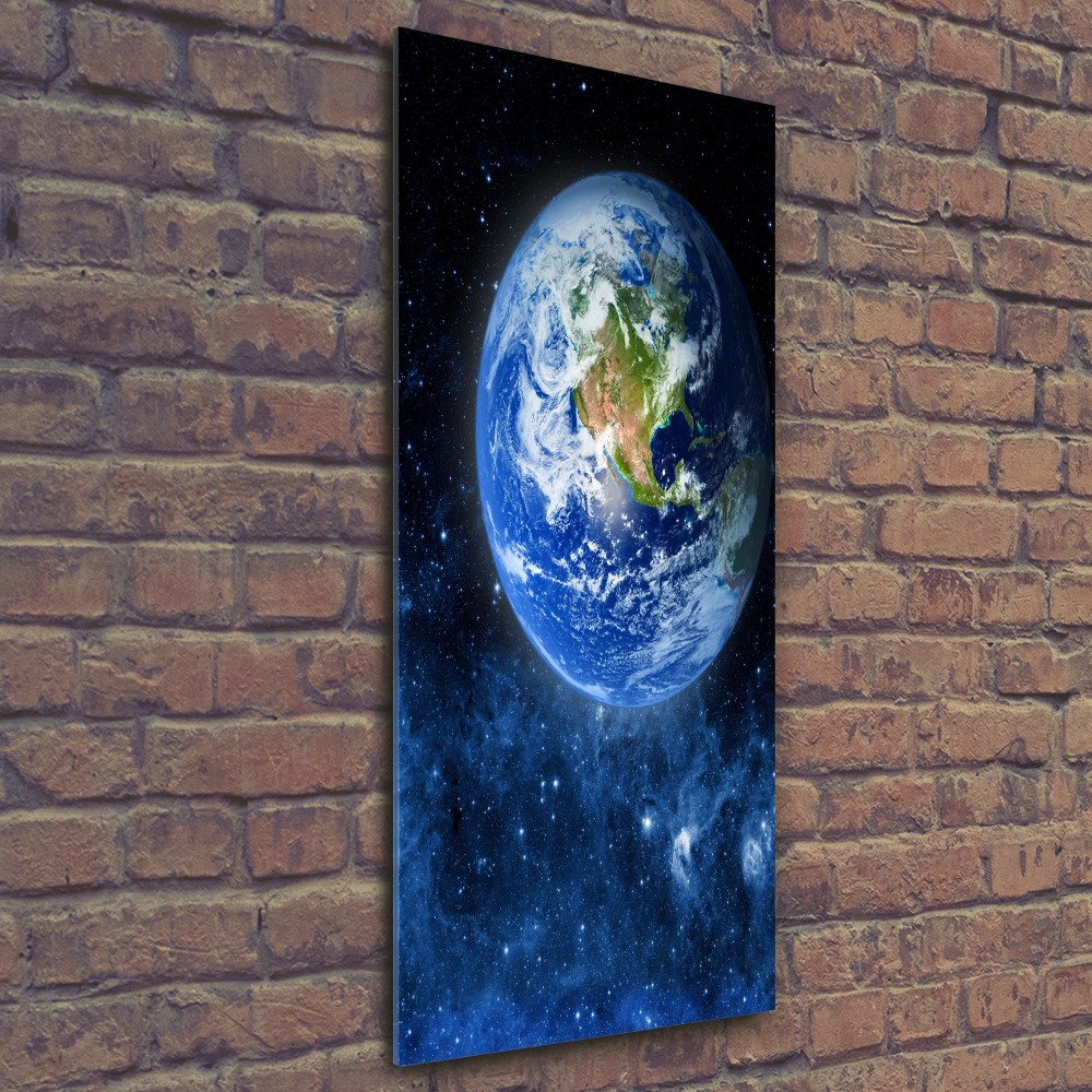 Acrylique tableau Globe