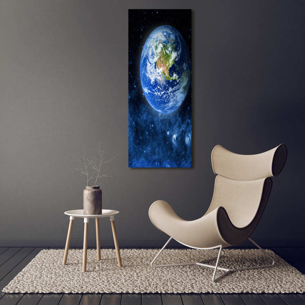 Acrylique tableau Globe