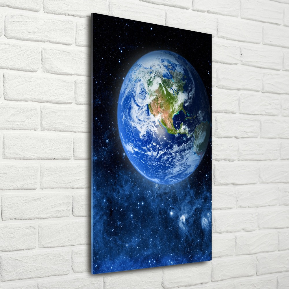 Acrylique tableau Globe