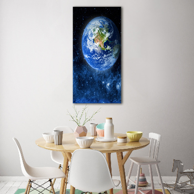 Acrylique tableau Globe