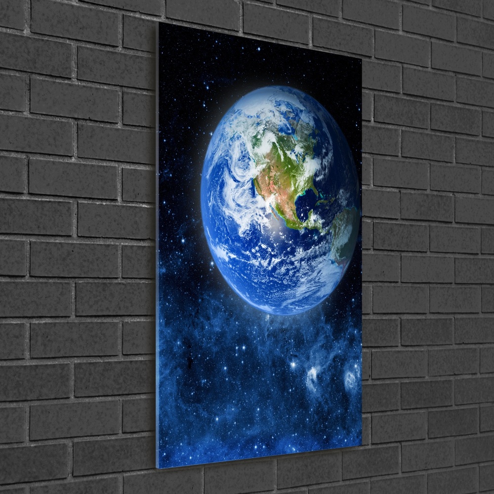 Acrylique tableau Globe