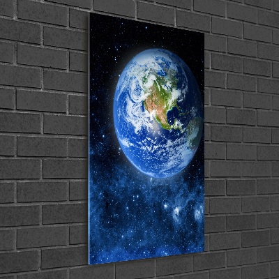 Acrylique tableau Globe