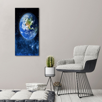 Acrylique tableau Globe