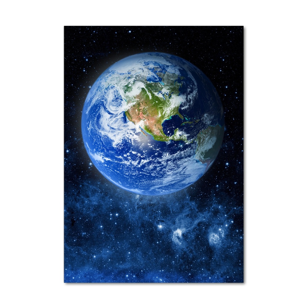 Acrylique tableau Globe