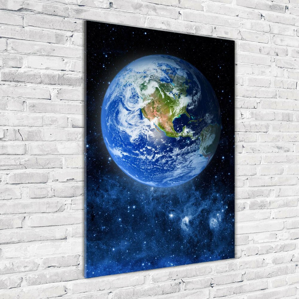 Acrylique tableau Globe