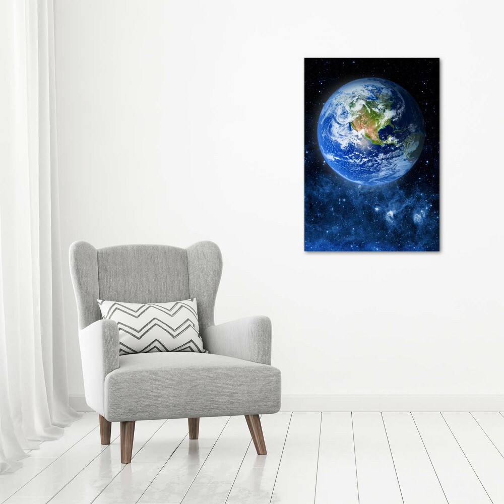 Acrylique tableau Globe