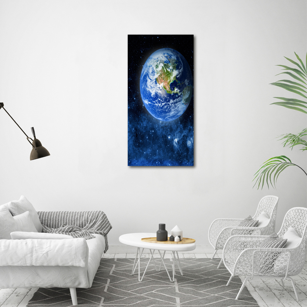 Acrylique tableau Globe