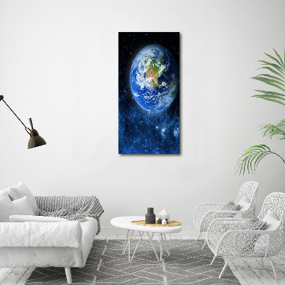 Acrylique tableau Globe