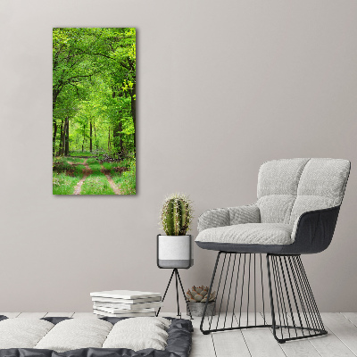 Tableau en acrylique Forêt verte