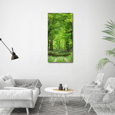 Tableau en acrylique Forêt verte