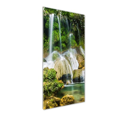 Acrylique tableau Cascade dans la jungle