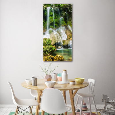 Acrylique tableau Cascade dans la jungle