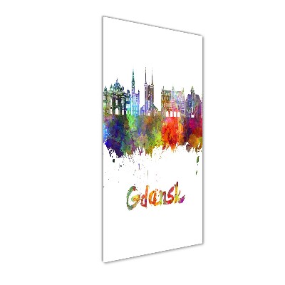 Tableau en acrylique Gdansk colorée