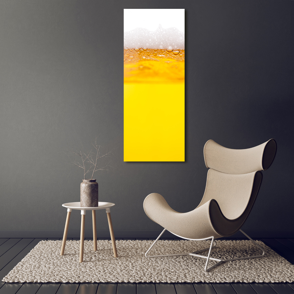 Tableau sur verre acrylique Bière