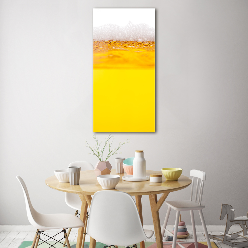 Tableau sur verre acrylique Bière