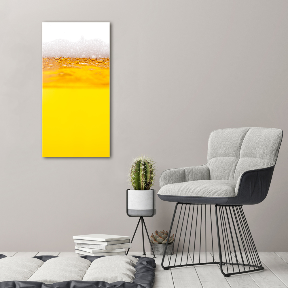 Tableau sur verre acrylique Bière