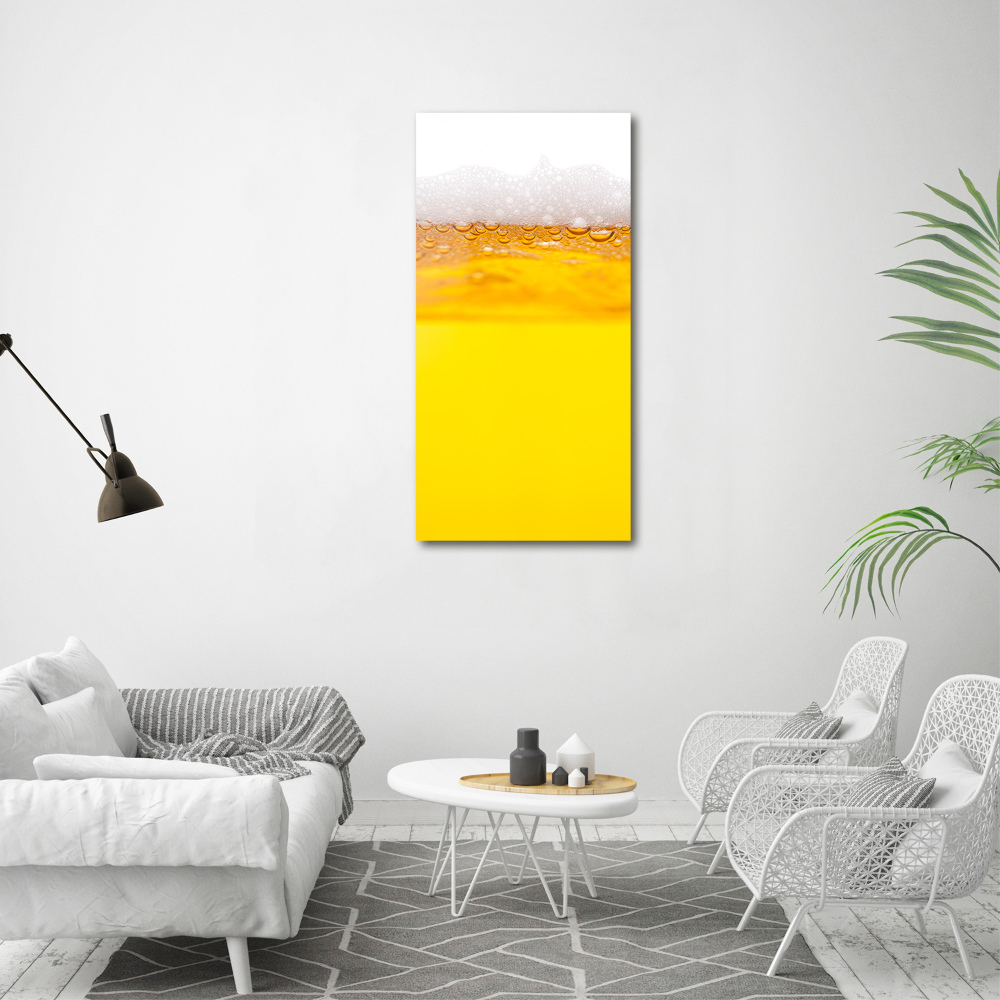 Tableau sur verre acrylique Bière