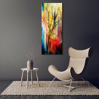 Acrylique tableau Arbre abstrait