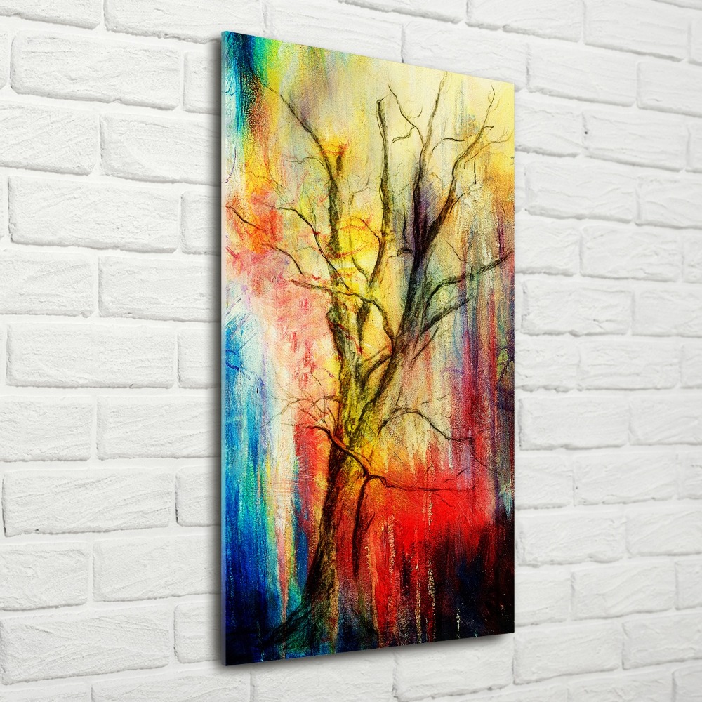 Acrylique tableau Arbre abstrait