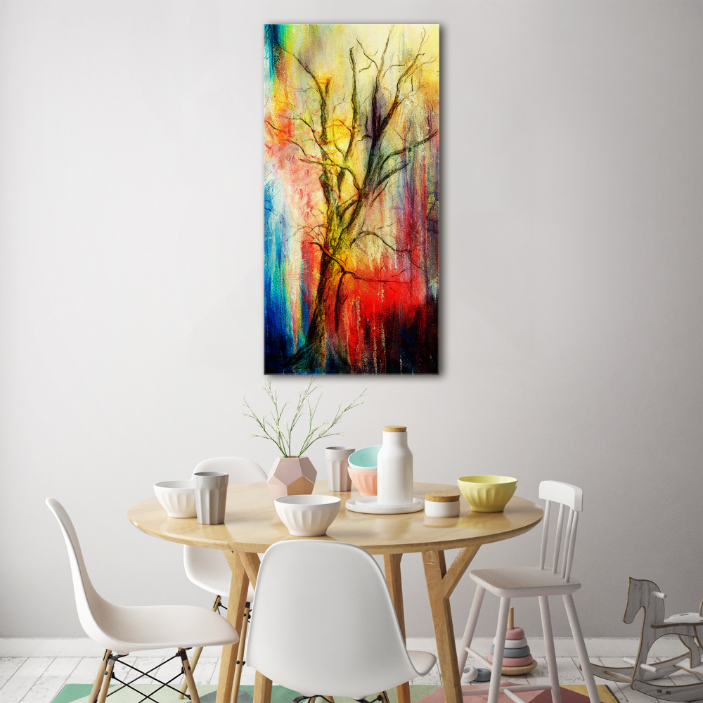 Acrylique tableau Arbre abstrait