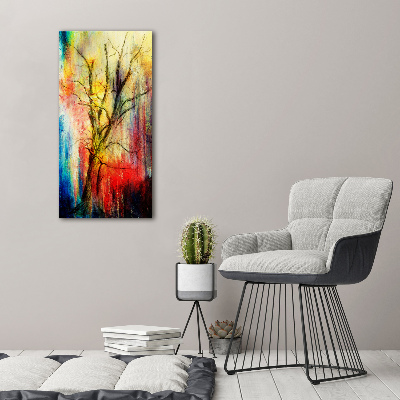 Acrylique tableau Arbre abstrait