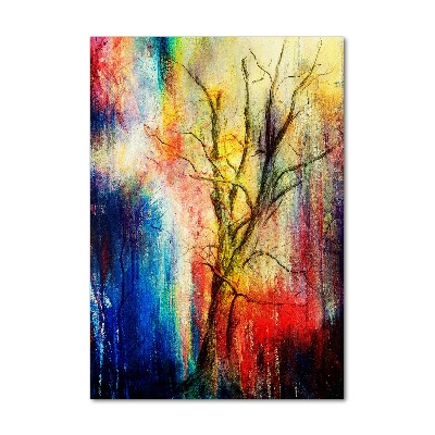 Acrylique tableau Arbre abstrait