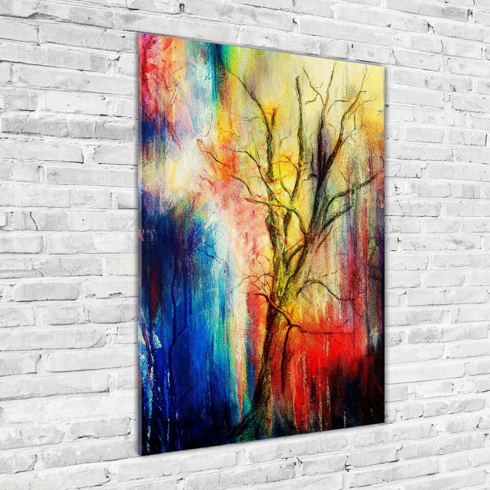 Acrylique tableau Arbre abstrait