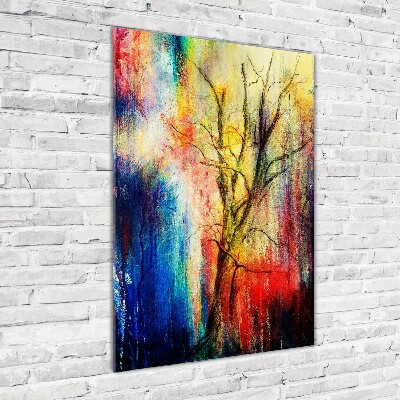 Acrylique tableau Arbre abstrait