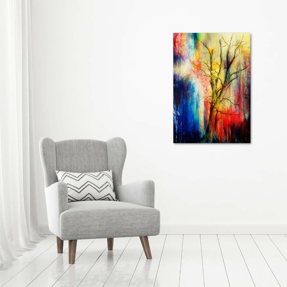 Acrylique tableau Arbre abstrait