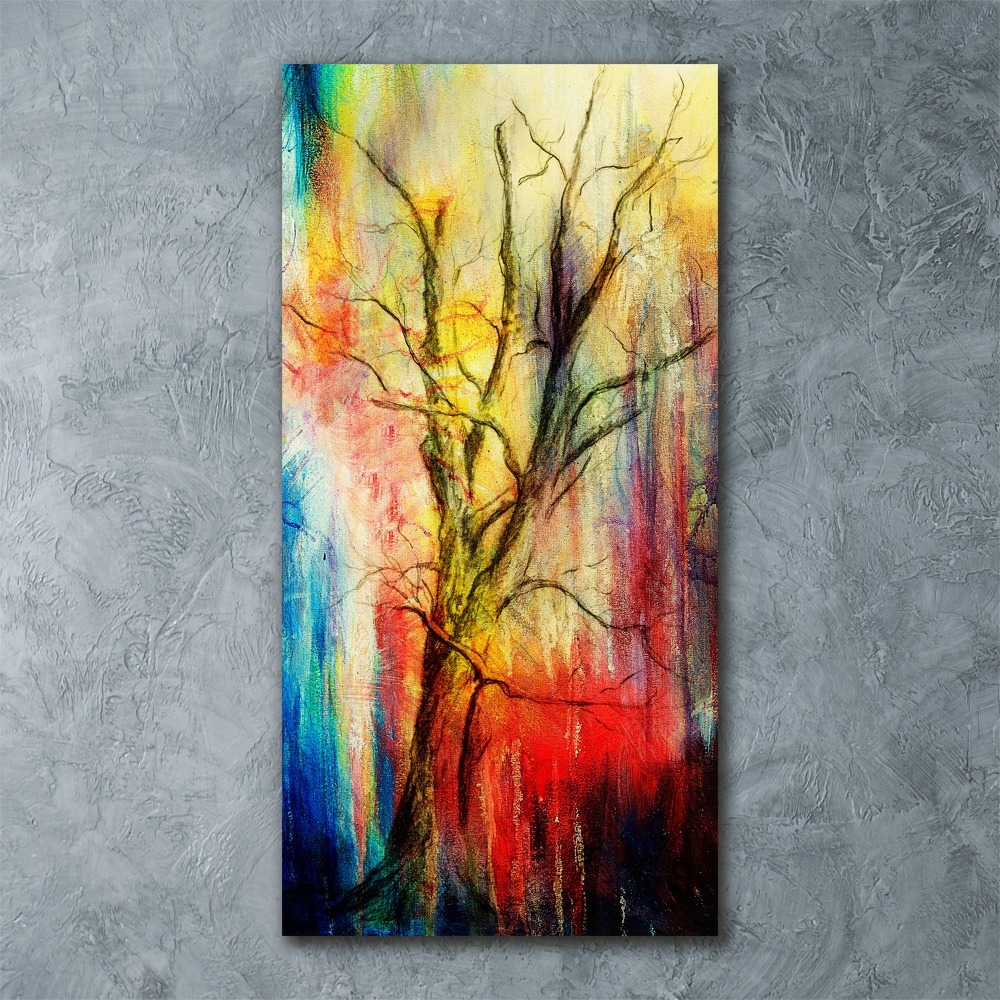 Acrylique tableau Arbre abstrait