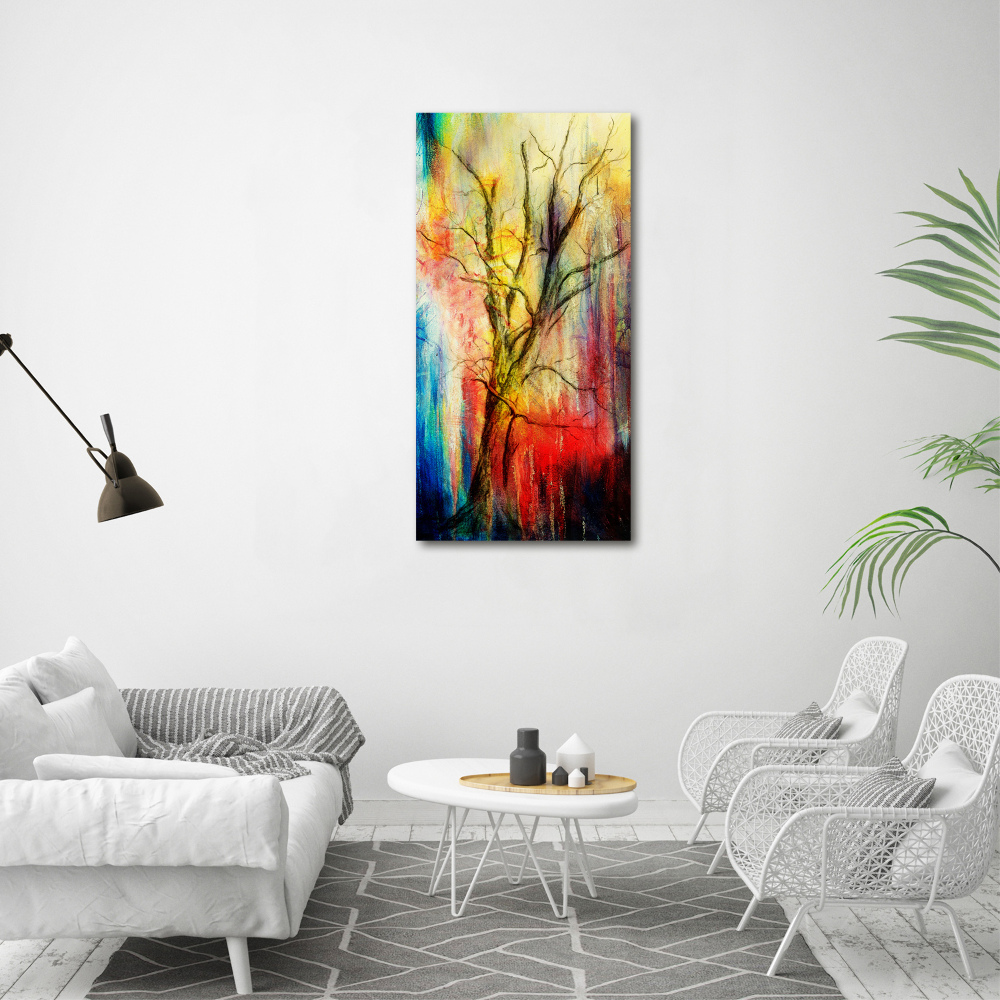 Acrylique tableau Arbre abstrait