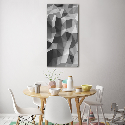 Tableau en acrylique Triangles abstraits