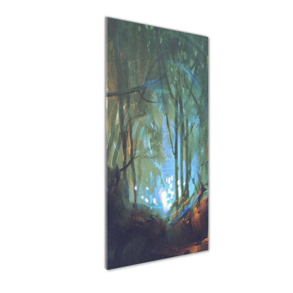 Acrylique tableau Forêt mystique