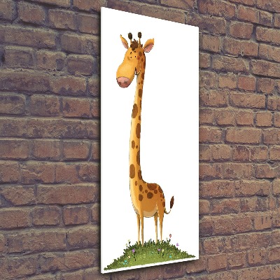 Acrylique tableau Girafe