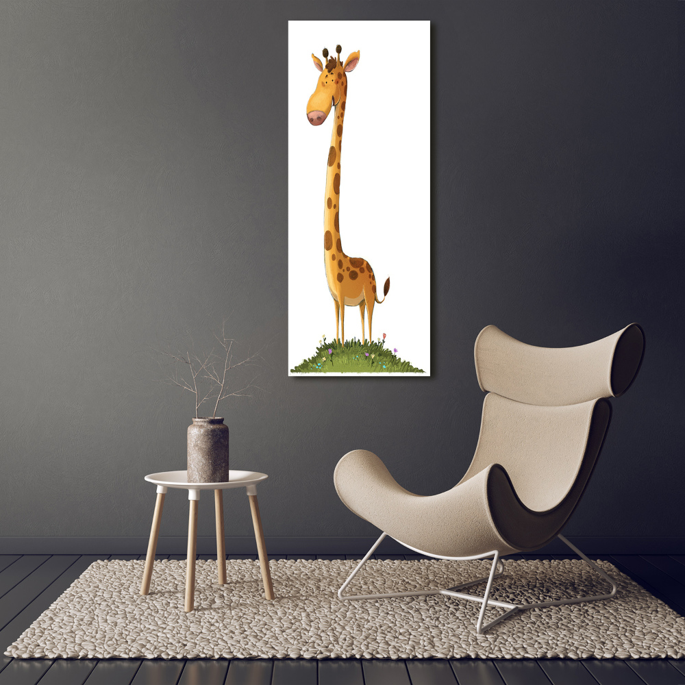 Acrylique tableau Girafe