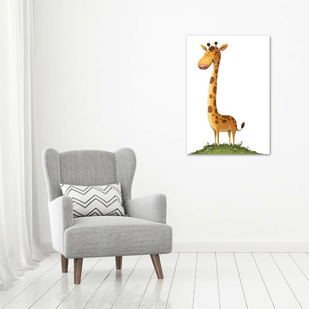 Acrylique tableau Girafe