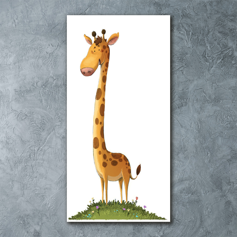 Acrylique tableau Girafe