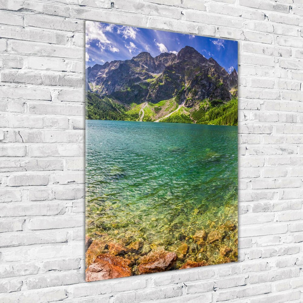 Acrylique tableau Morskie Oko Tatry