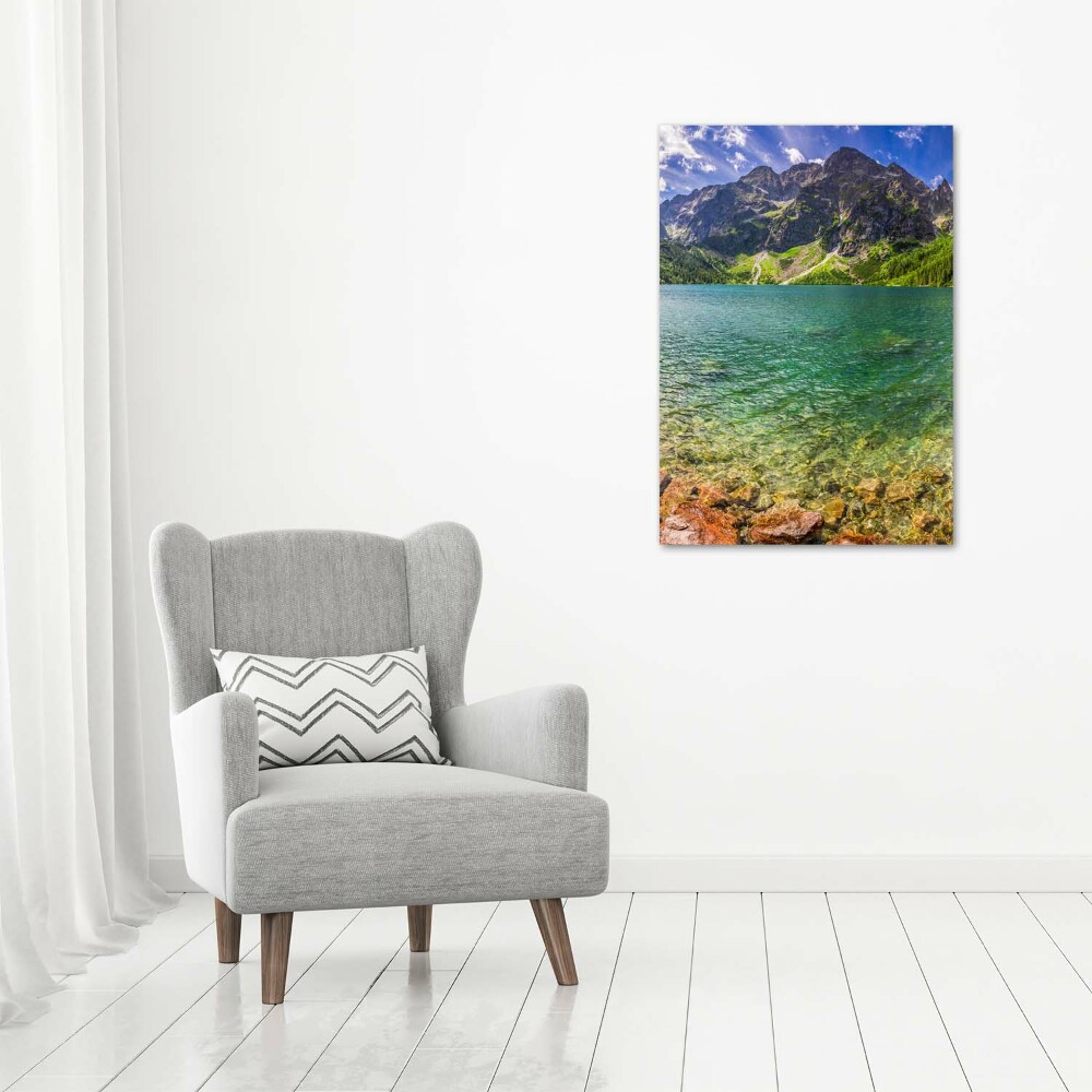 Acrylique tableau Morskie Oko Tatry