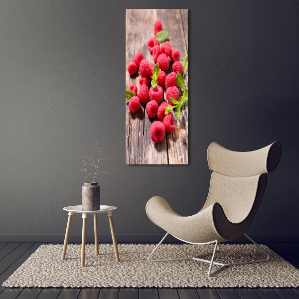 Acrylique tableau Framboises