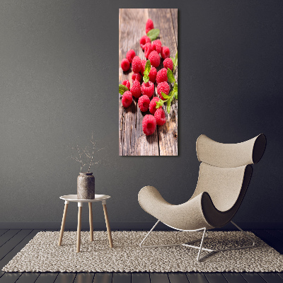 Acrylique tableau Framboises